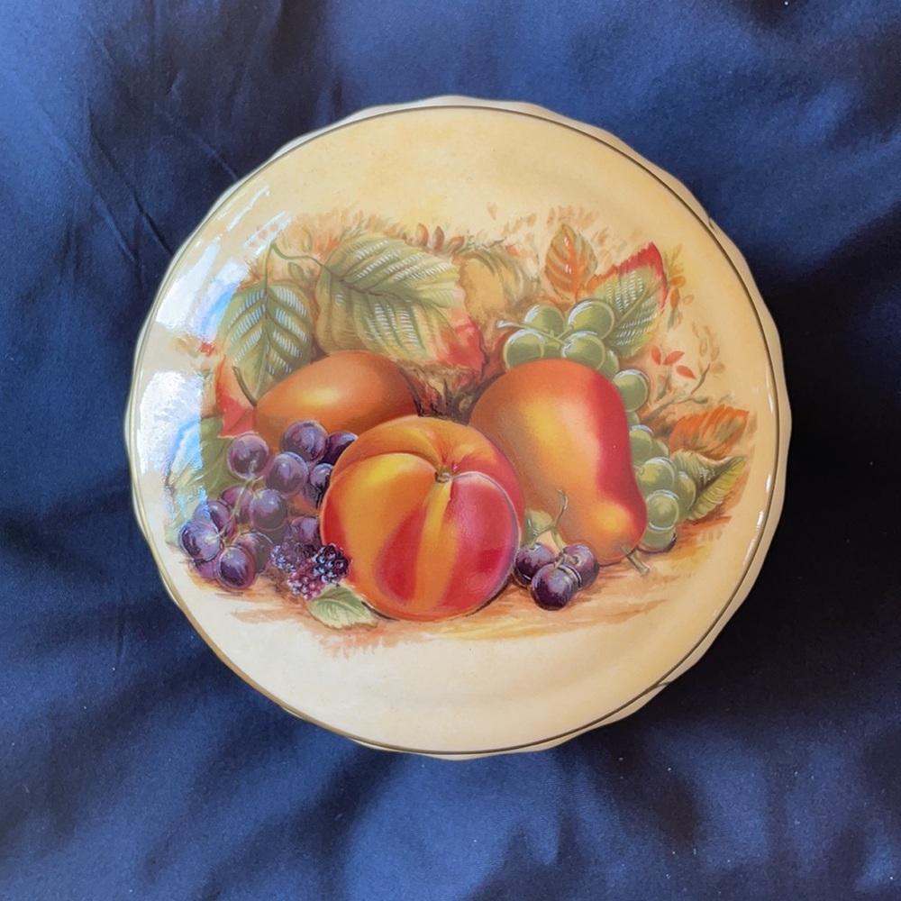 Vintage AINSLEY English China candy dish vase